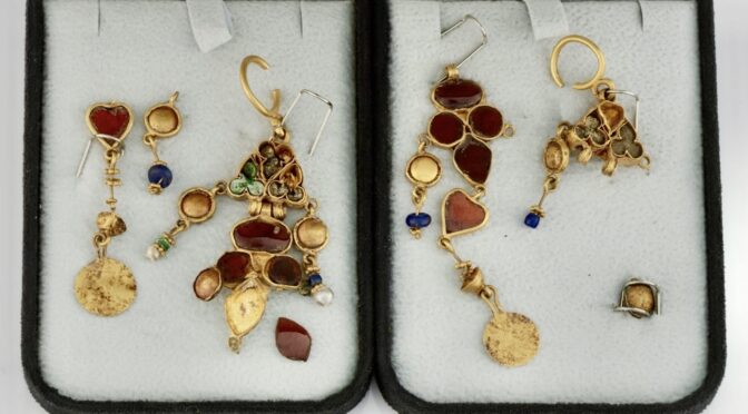 Ancient World Now: Restoration of Roman Gold Earrings